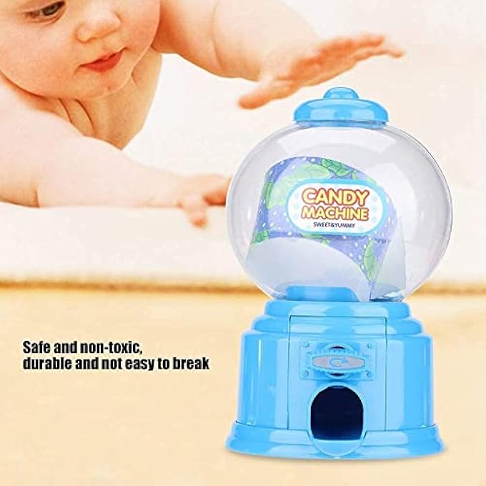 rayihni GUMBALL MACHINE FOR KIDS, DESKTOP BUBBLE GUM MINI CANDY DISPENSER, UNIQUE MONEY SAVING COIN BANK, HOME VENDING MACHINE, BIRTHDAY PARTIES, NOVELTIES, PARTY FAVORS AND SUPPLIES - Image 5